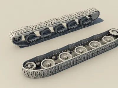 Tank AMX 30 French for Print 3D print model