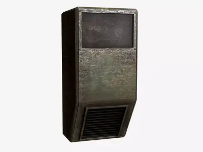 Old AC Unit Low-poly 3D model