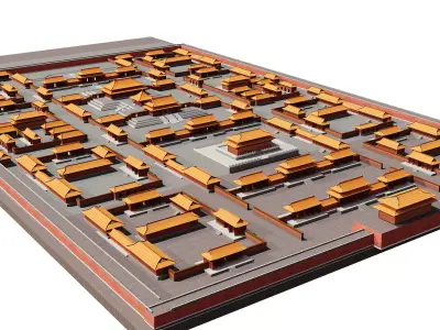 Imperial Palace Complex 3D model