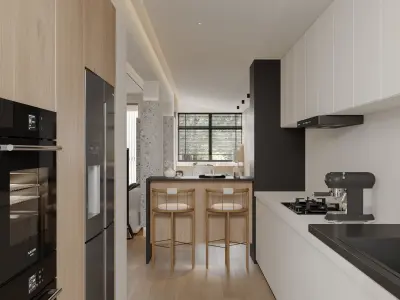 apartment interior scenes     3D model 34