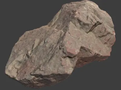 Rene Stone Low-poly 3D model