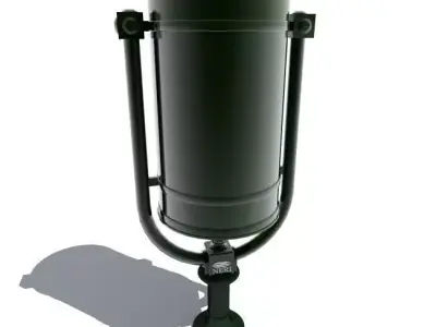 trash bin  1 3D model