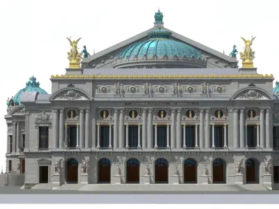 Opera Garnier - Paris France 3D model