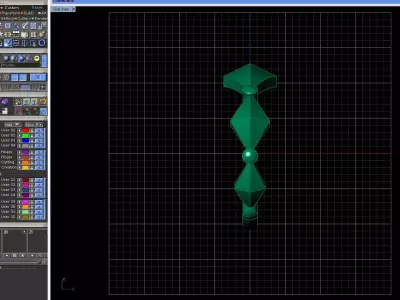 Architectural Gold Ring  3D print model