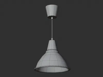 Lamp ceiling 01 3D model