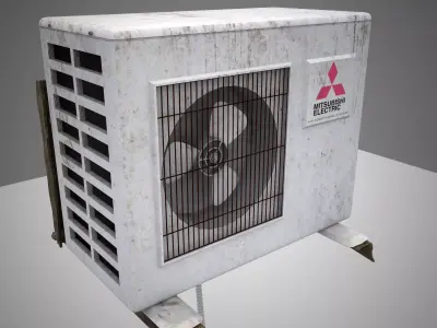 AirConditioning Mitsubishi 3D model