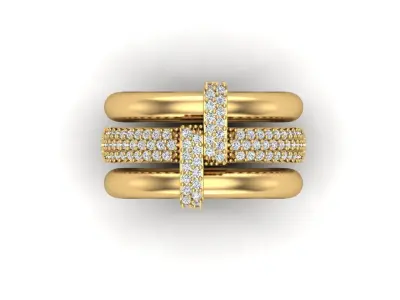 Jewelry ring 446 3D print model