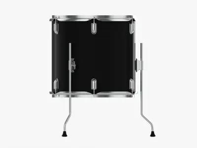  Floor Tom drum acoustic 3D model