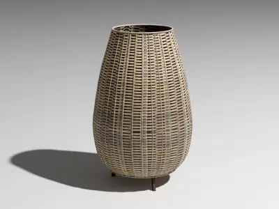 Amphora Floor Lamp Low-poly 3D model