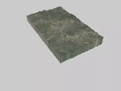 Faisalabad City Low-poly 3D model