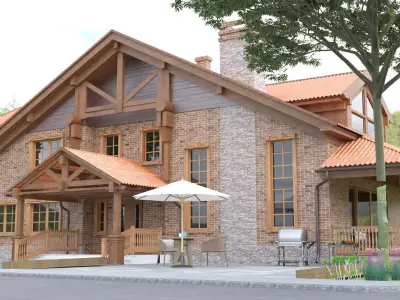 House castle 3D model purchase