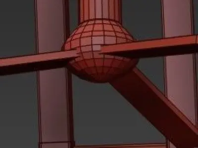 Telescopo Floor Lamp 3D model