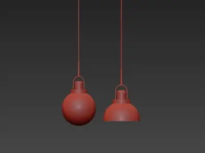 ALISON two lights hanging 3D model