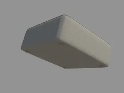 Single Sofa- Cushion 3D model