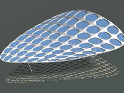 Parametric pavilion model 2348 3D model