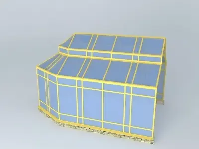 Wintergarten  conservatory 5 Free 3D model
