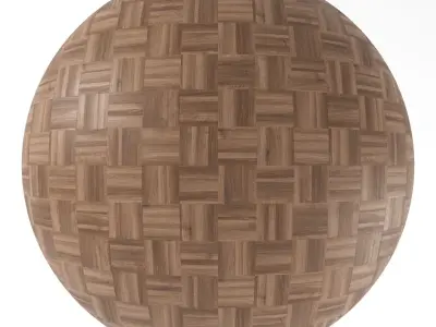 Parquet - Laminate - Wooden floor 4 in 1 3D model 42