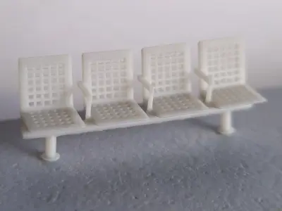 H0 Platform benches Style 2 3D print model