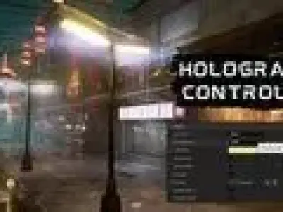 Cyberpunk City Low-poly 3D model