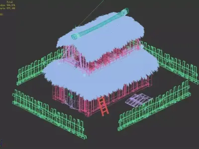 Rural Architecture - House 01 3D model
