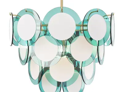 DIVA AQUA CHANDELIER Low-poly 3D model