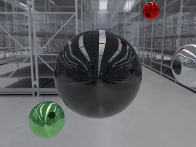 HDRI - Warehouse Interior 8 Texture