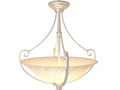 Classic Pendant Chandelier 3D model