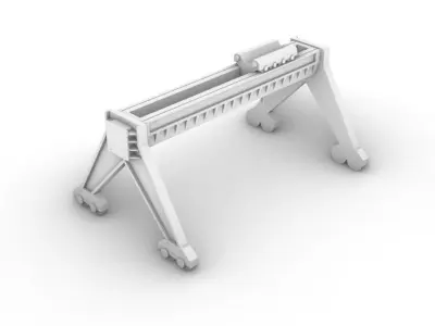 Port Crane 3D print model