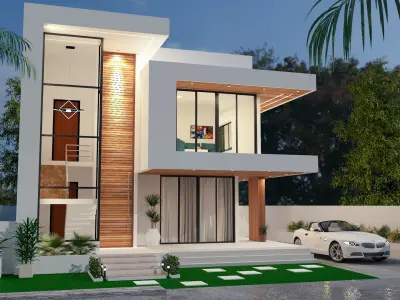 Villa Exterior 3D model