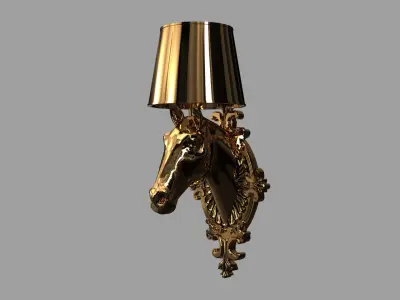 Lamp Horse 3D Model 3D model