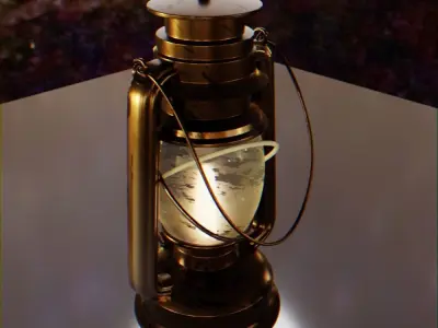 Lantern model for blender 3D model