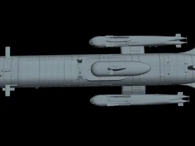 OKEANOS  the mega sub 3D model