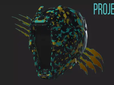 Project 1 - Exotic Camo  Low-poly 3D model