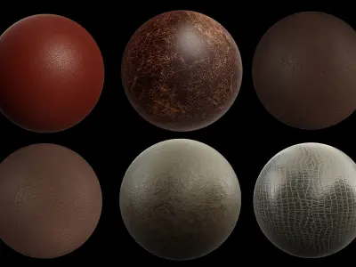 Leather realistic pack 4K Texture