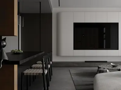 Apartment interior scenes         3D model purchase