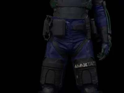 Cyberpunk Max Tac miniatures 3D print model