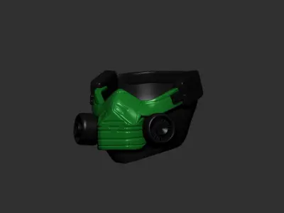 helmet high poly sculpt 3d printable  3D model 148