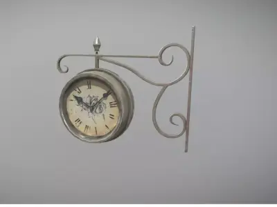 Wall Clock 3D model Free low-poly 3D model
