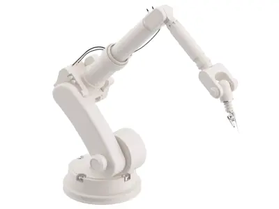 Mechanical ARM Low-poly 3D model Low-poly