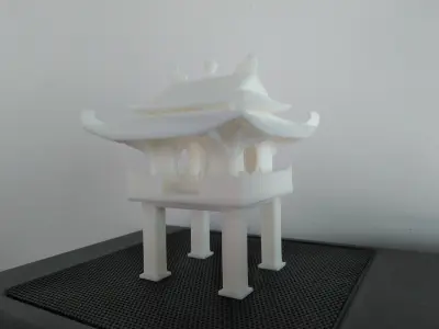Khue Van pavilion-Temple of Literature Hanoi Vietnam 3D print model
