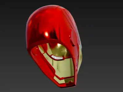 Iron Man Helmet 3D Print Model 3D print model