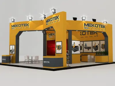 Mekotek -02 Size 10 m x 8 m  Height 450 cm 3D model