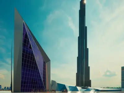ULTRA NEXT LEVEL SKYSCRAPPER 3D model
