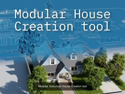 Modular Classic Style American Villas and Mansions 5 House pack