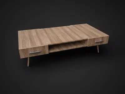 Coffee Table - High Quality Furniture 03 Low-poly 3D model