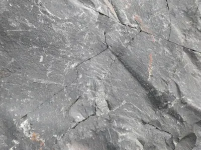 Low Poly Stone Wall Segment 3D model