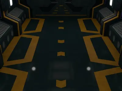 Sci Fi Interior 3D model