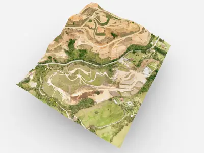 Senderos de El Retiro 3D model