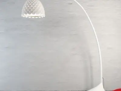 LAMP 3D MODEL grunge wall texture Free 3D model