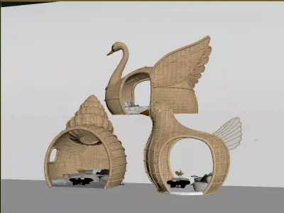 Creative Leisure Furniture 3D model